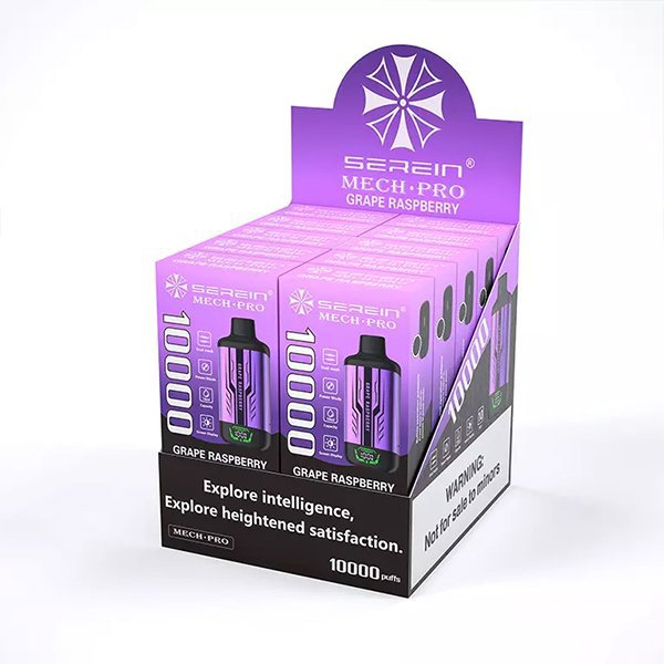 SEREIN MECH-PRO 10000 Puffs Grape Raspberry - Image 2